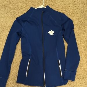 Women's rabbit Blue Jacket with White Logo